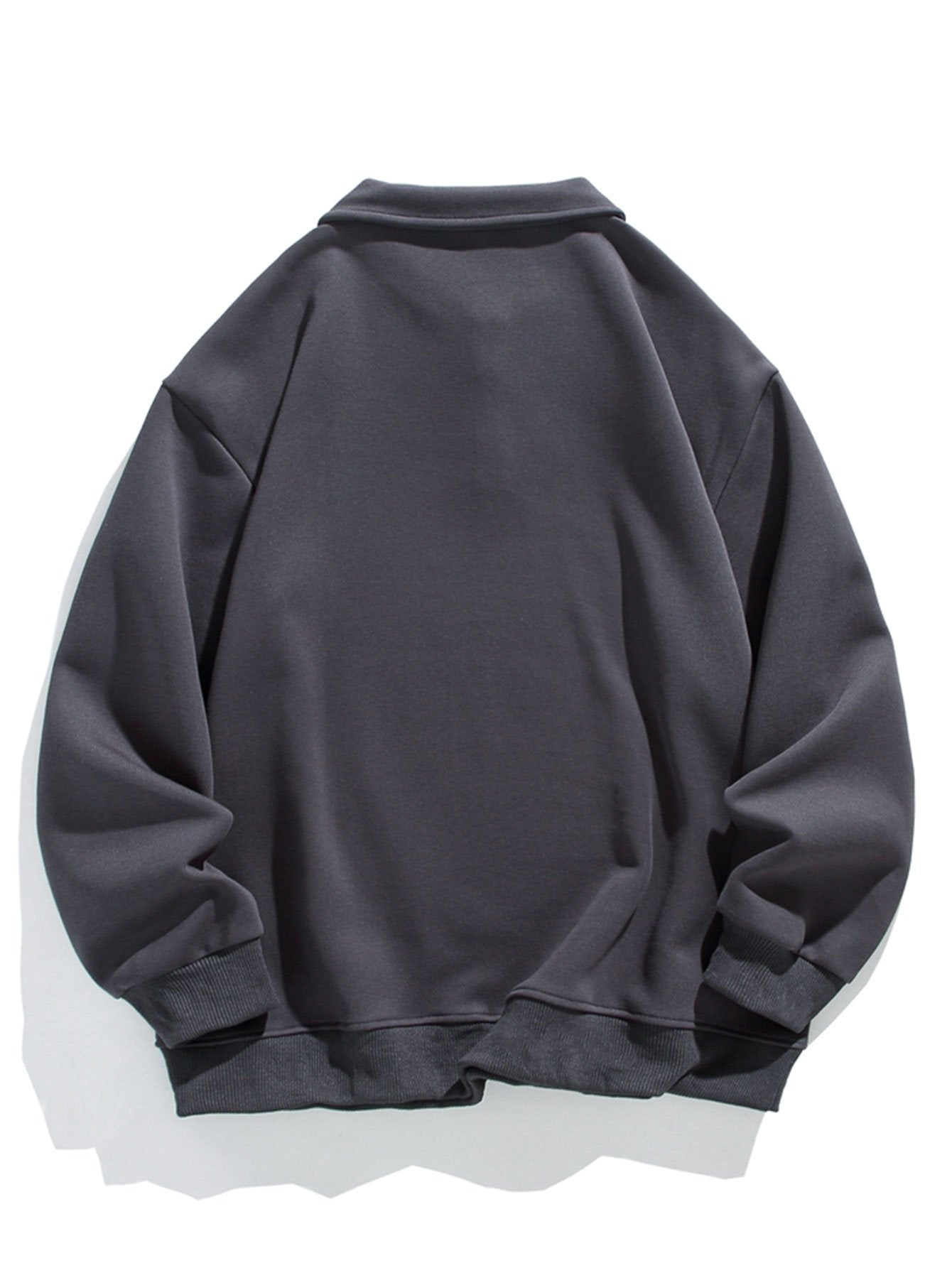 Relax Fit Basic Polo Sweatshirt-Mitchell Shoes