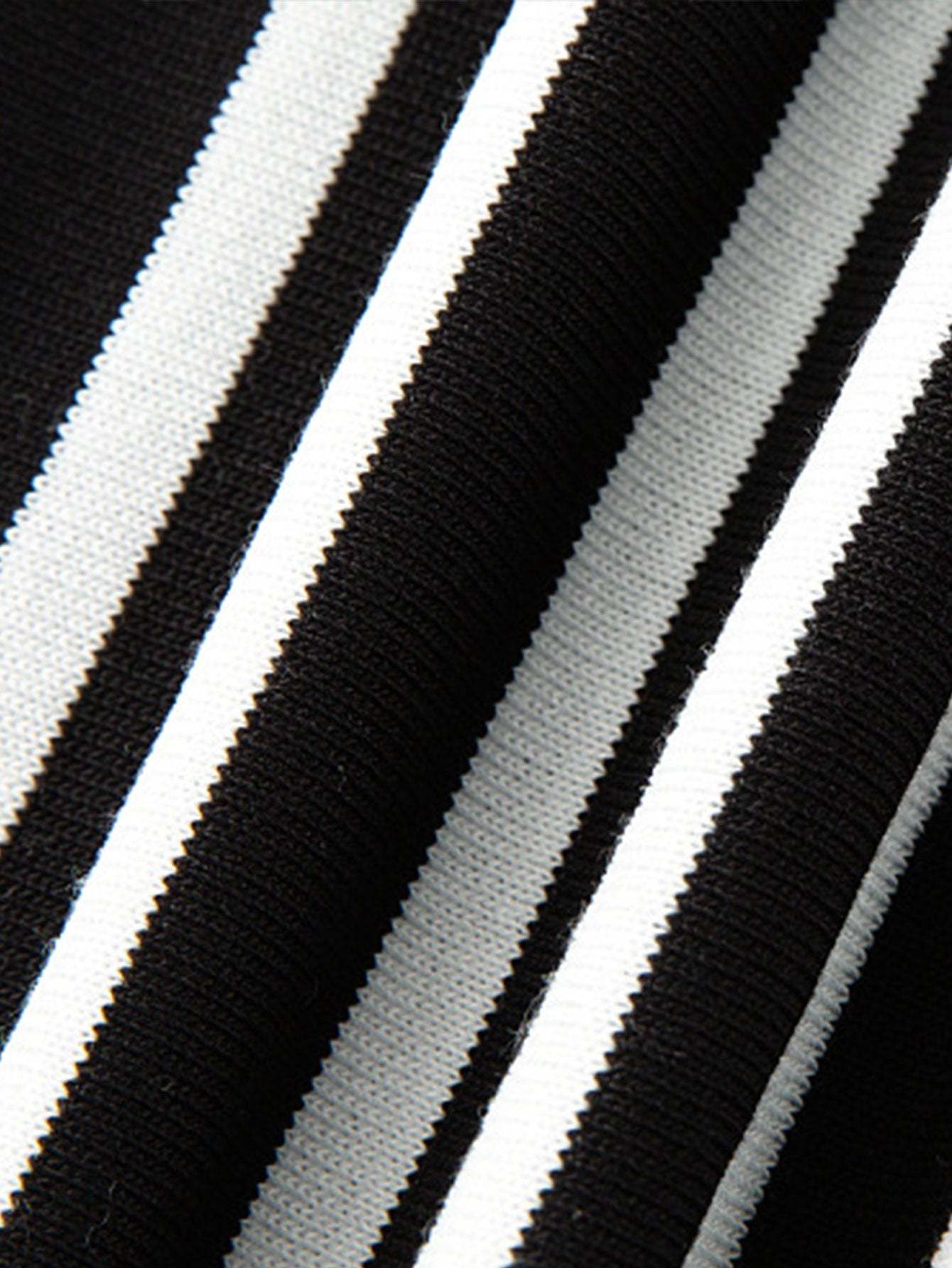 Striped Short Sleeve Sweater Polo-Mitchell Shoes