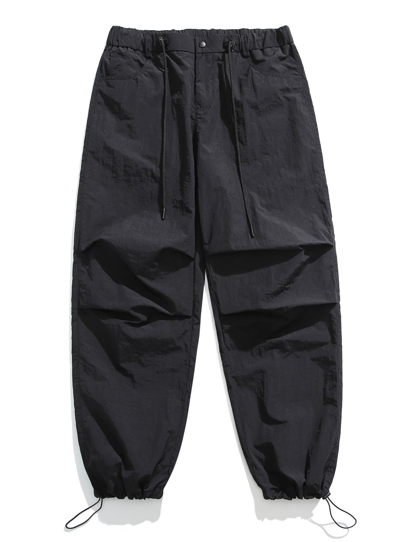 Elastic Waist Parachute Pants-Mitchell Shoes