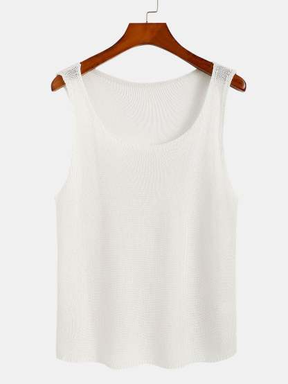 Knit Sweater Tank Top-Mitchell Shoes