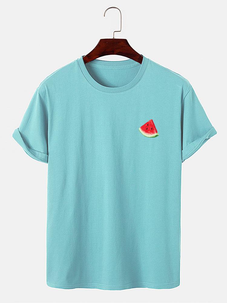 Watermelon Print T-Shirt-Mitchell Shoes