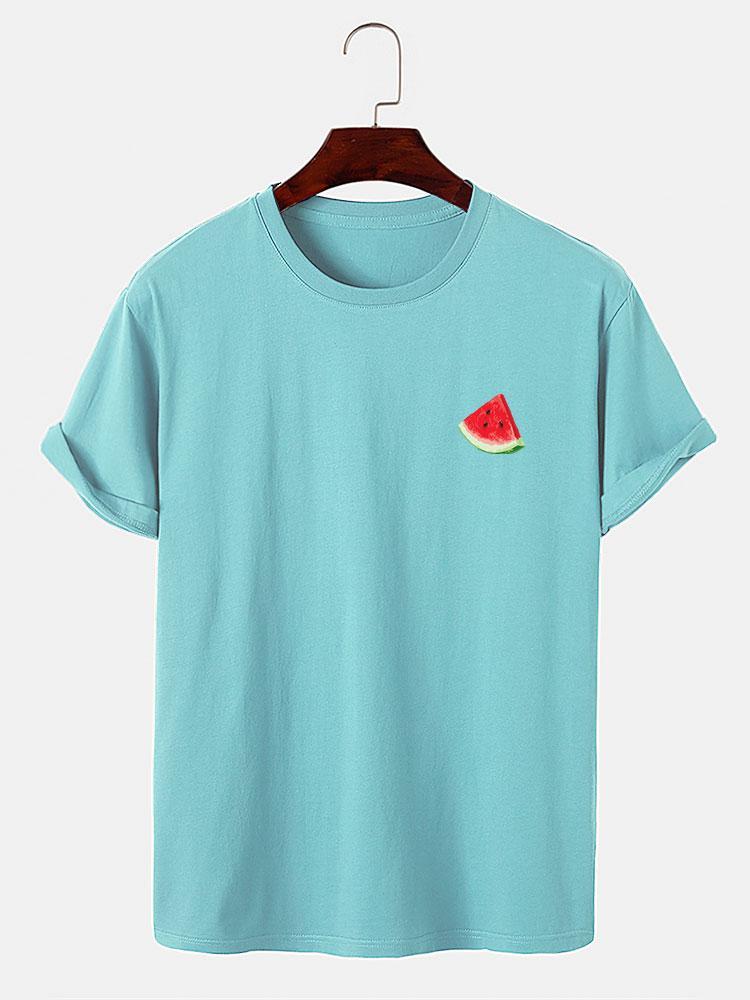 Watermelon Print T-Shirt-Mitchell Shoes