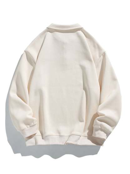 Relax Fit Basic Polo Sweatshirt-Mitchell Shoes