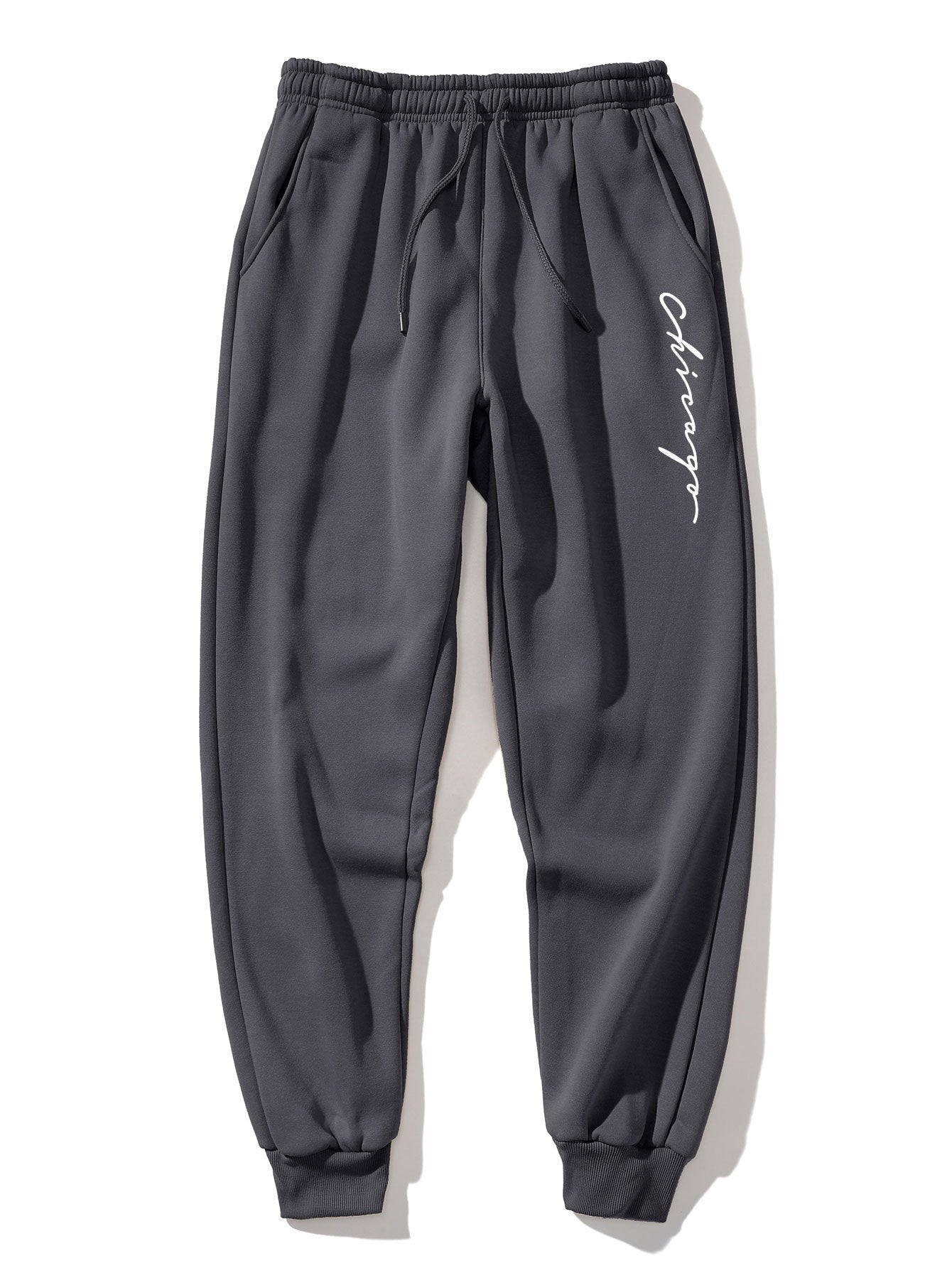 Chicago Print Jogger Pants-Mitchell Shoes