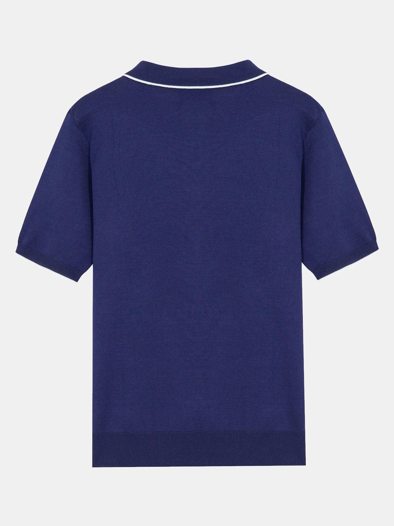 Solid Zip Sweater Polo-Mitchell Shoes