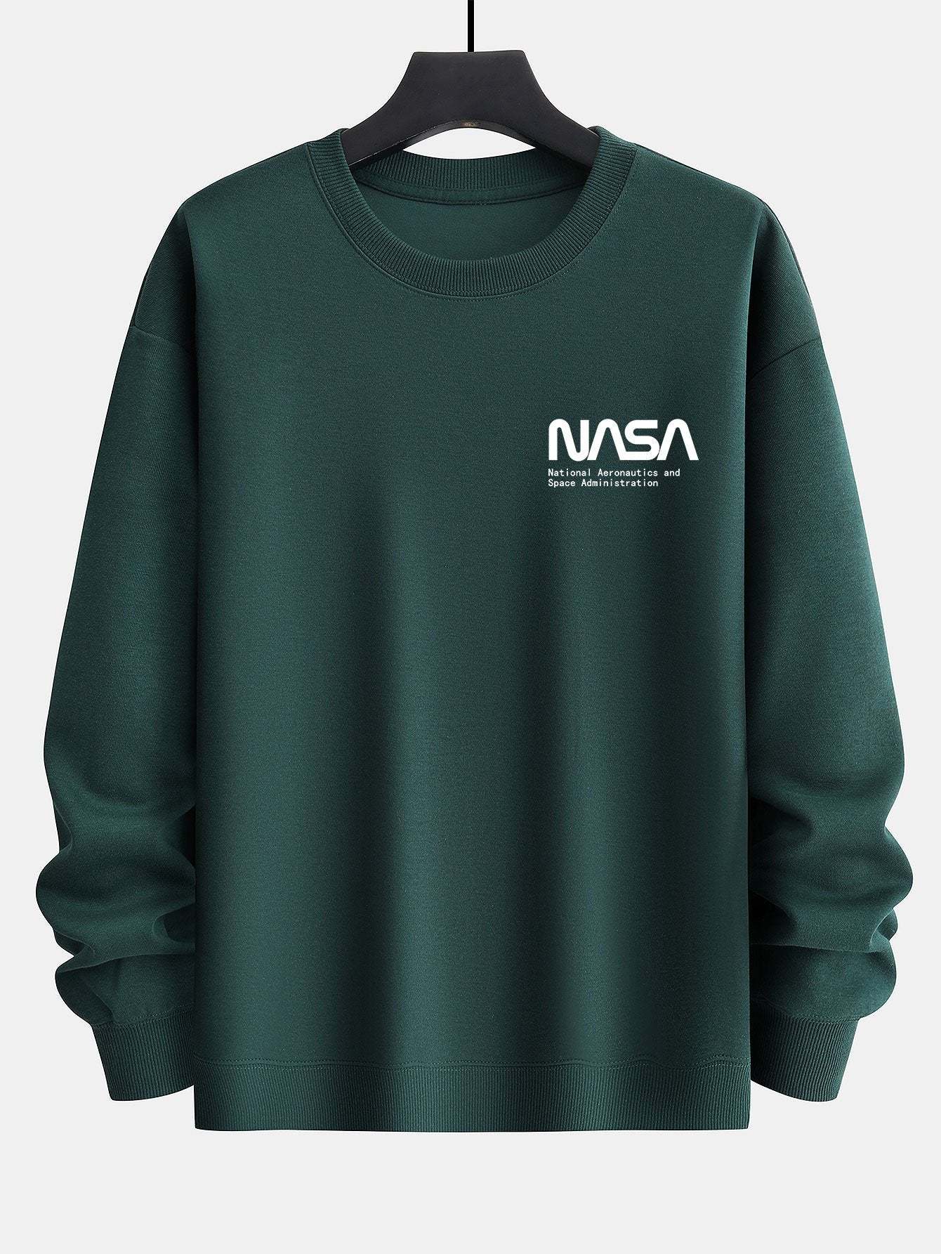 NASA Print Relax Fit Sweatshirt-Mitchell Shoes