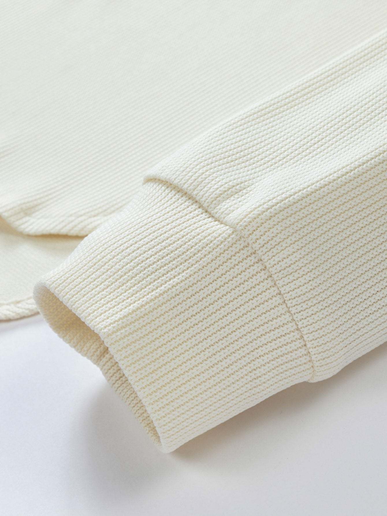 Long Sleeve Relax Fit Knit Ribbed T-Shirt-Mitchell Shoes