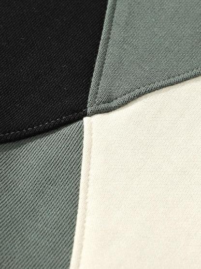 Color Block Patchwork Sweatshirt-Mitchell Shoes