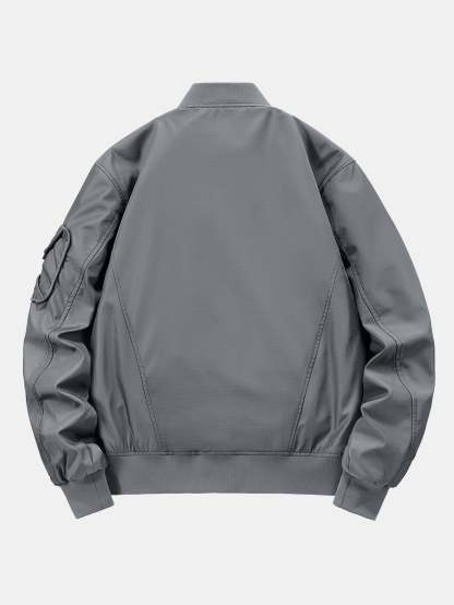Multi Pockets Bomber Jacket-Mitchell Shoes