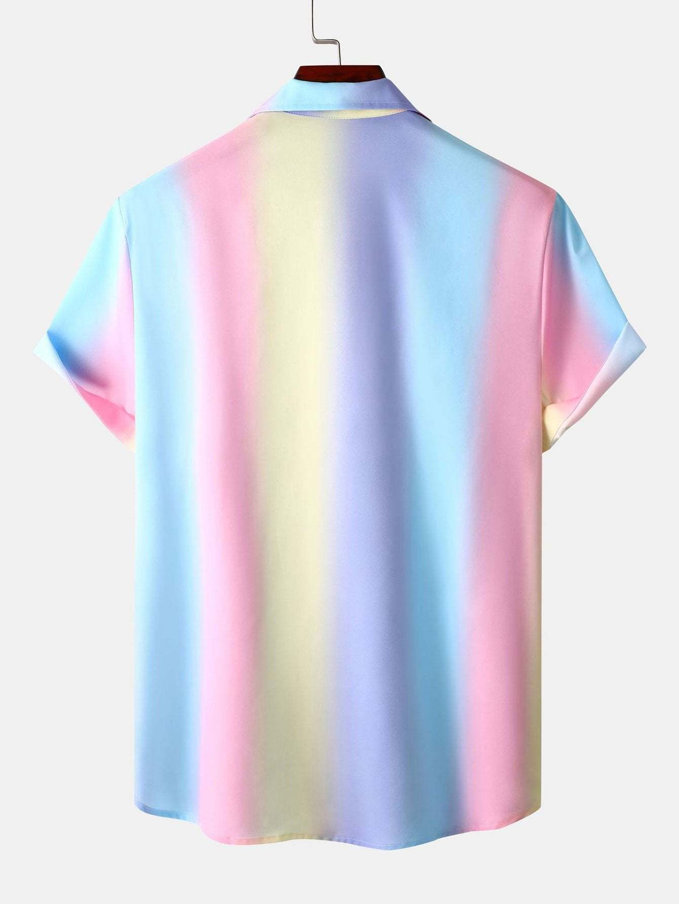 Ombre Print Cuban Shirt-Mitchell Shoes