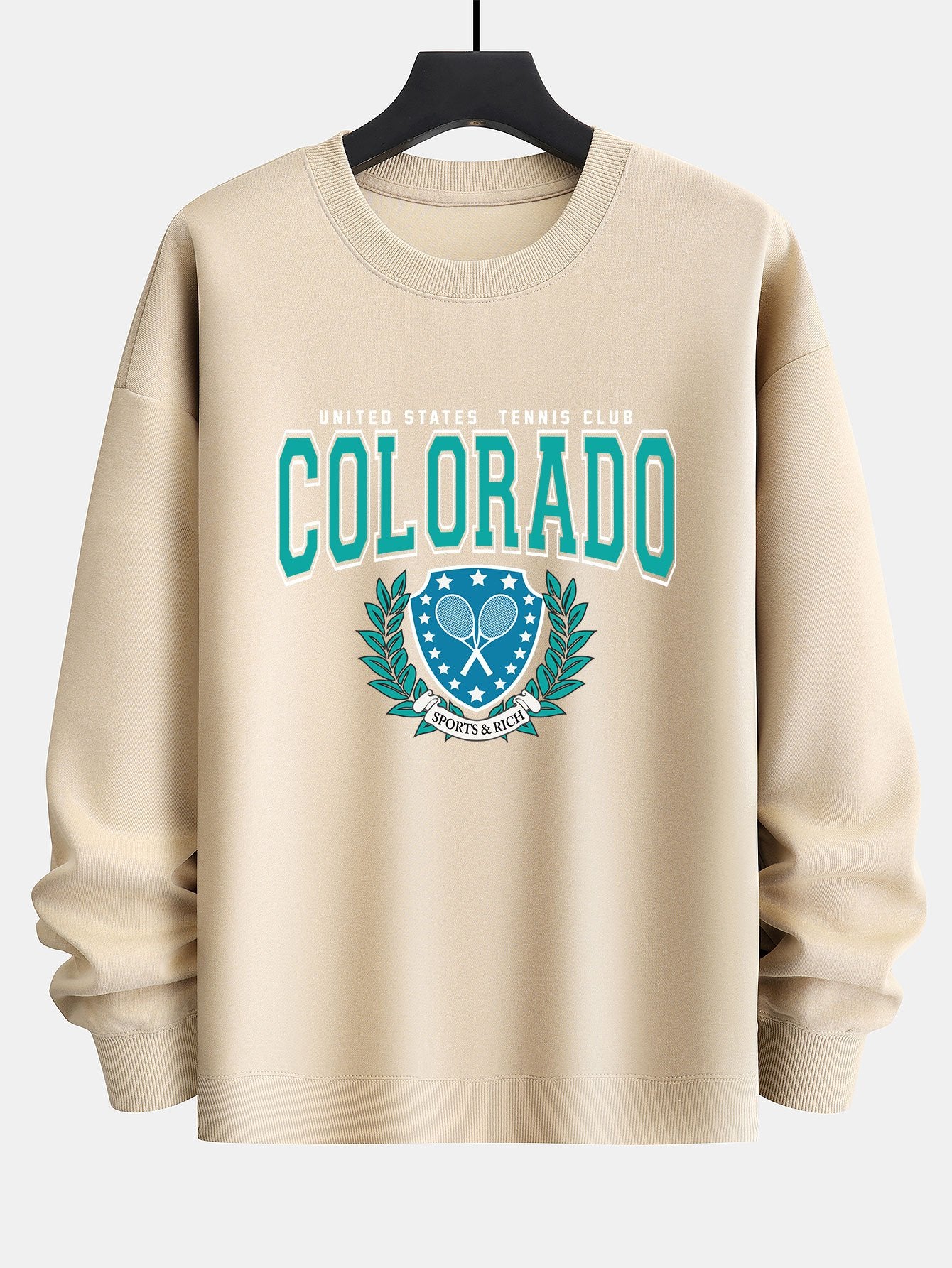 Colorado Tennis Varsity Print Relax Fit Sweatshirt-Mitchell Shoes