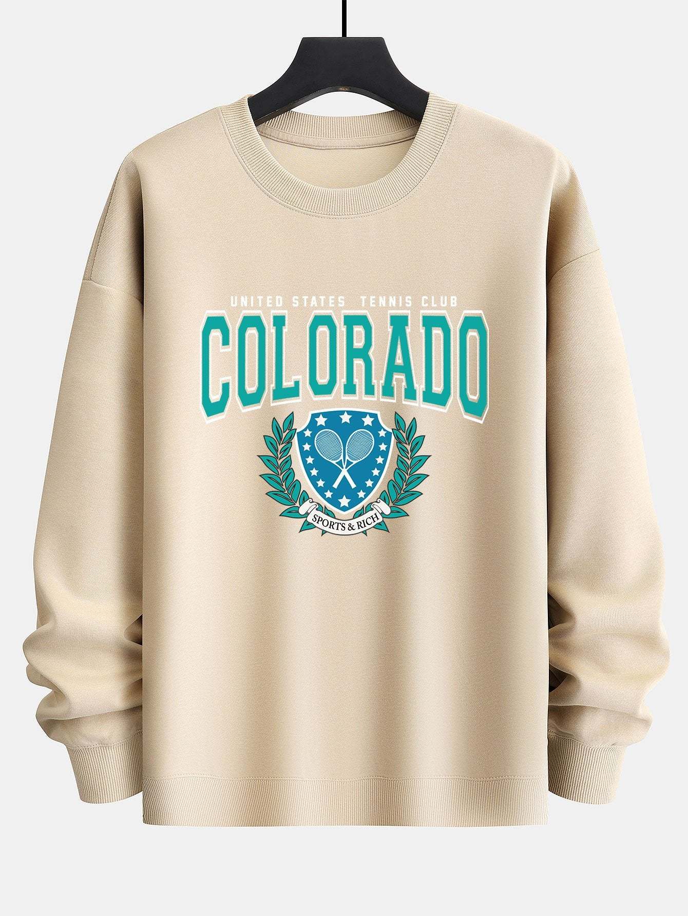 Colorado Tennis Varsity Print Relax Fit Sweatshirt-Mitchell Shoes