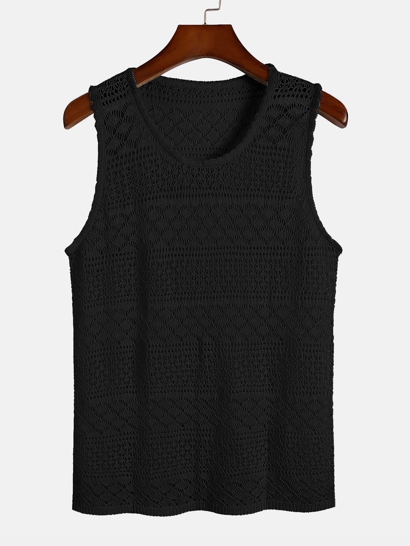 Knitted Textured Tank Top-Mitchell Shoes