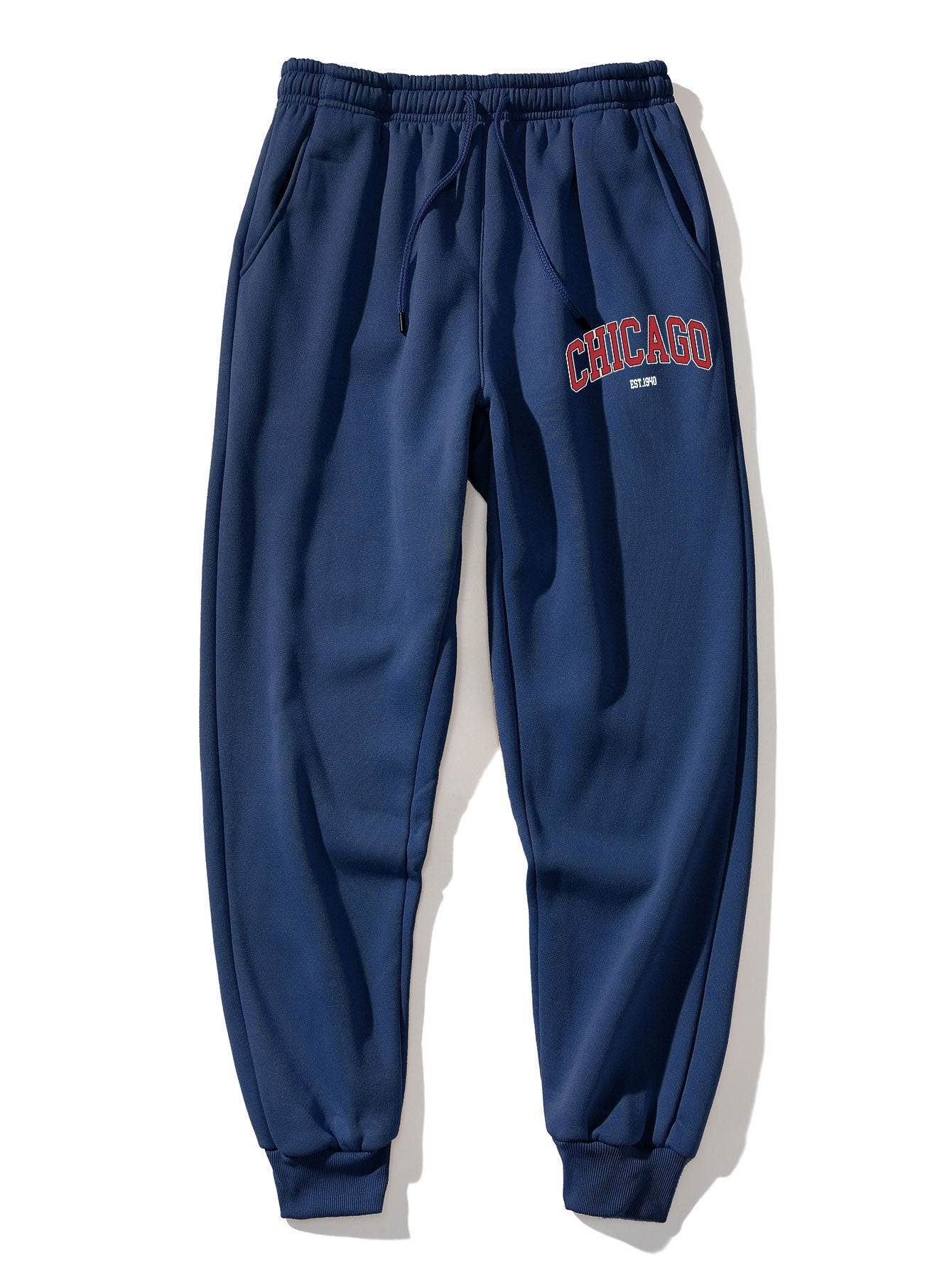 Chicago Print Jogger Pants-Mitchell Shoes