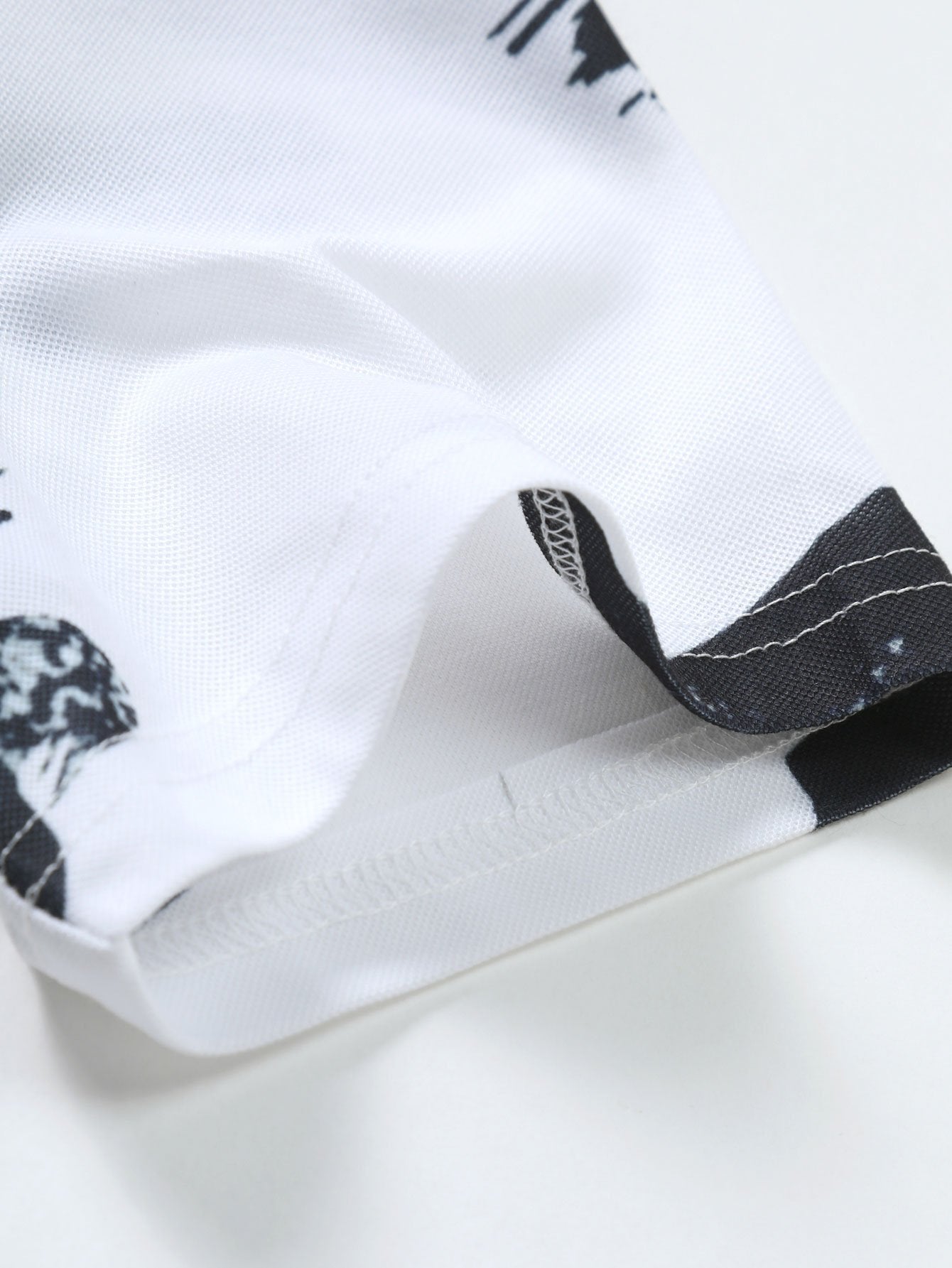 Brushstroke Print Polo Shirt-Mitchell Shoes