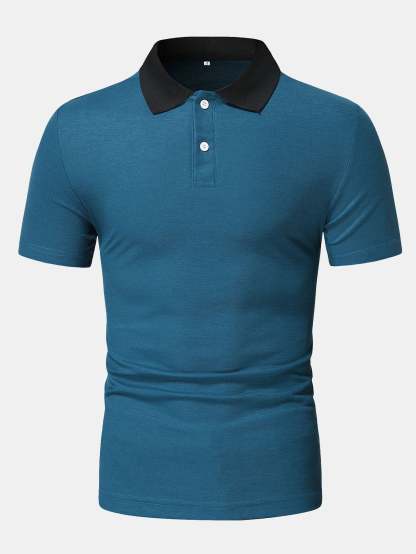 Contrast Polo Shirt-Mitchell Shoes