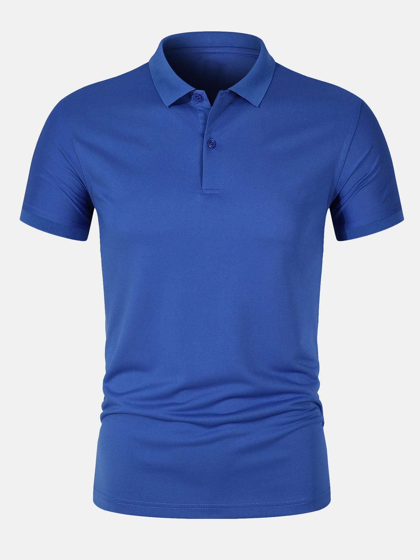 Solid Mesh Polo Shirt-Mitchell Shoes