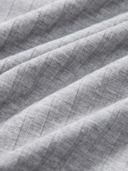 Knitted Ribbed V Neck Polo Shirt-Mitchell Shoes