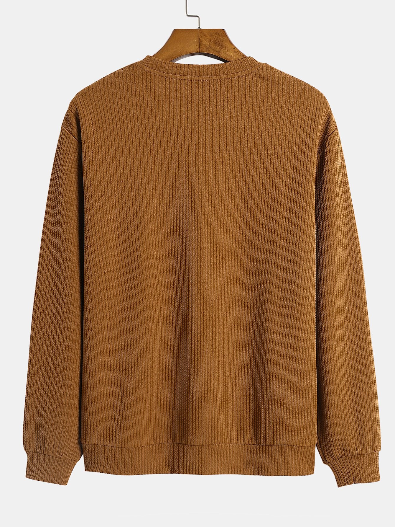Ribbed Crew Sweatshirt-Mitchell Shoes