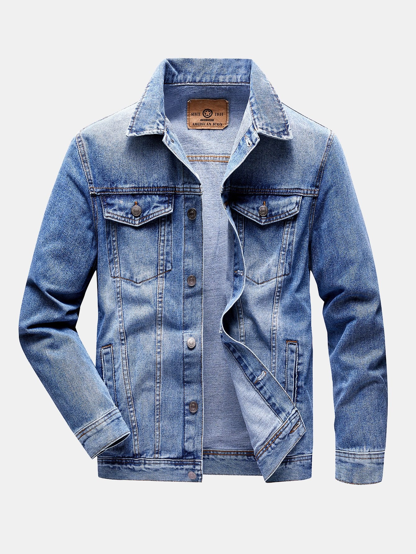Washed Denim Jacket-Mitchell Shoes