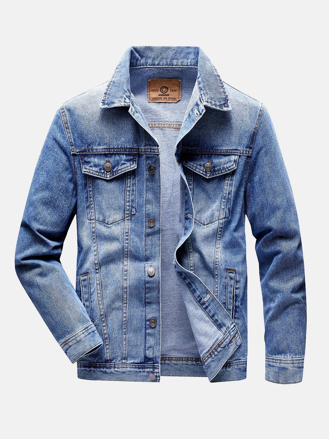 Washed Denim Jacket-Mitchell Shoes