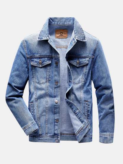 Washed Denim Jacket-Mitchell Shoes