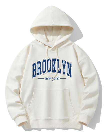 Brooklyn Print Cotton Blend Hoodie-Mitchell Shoes