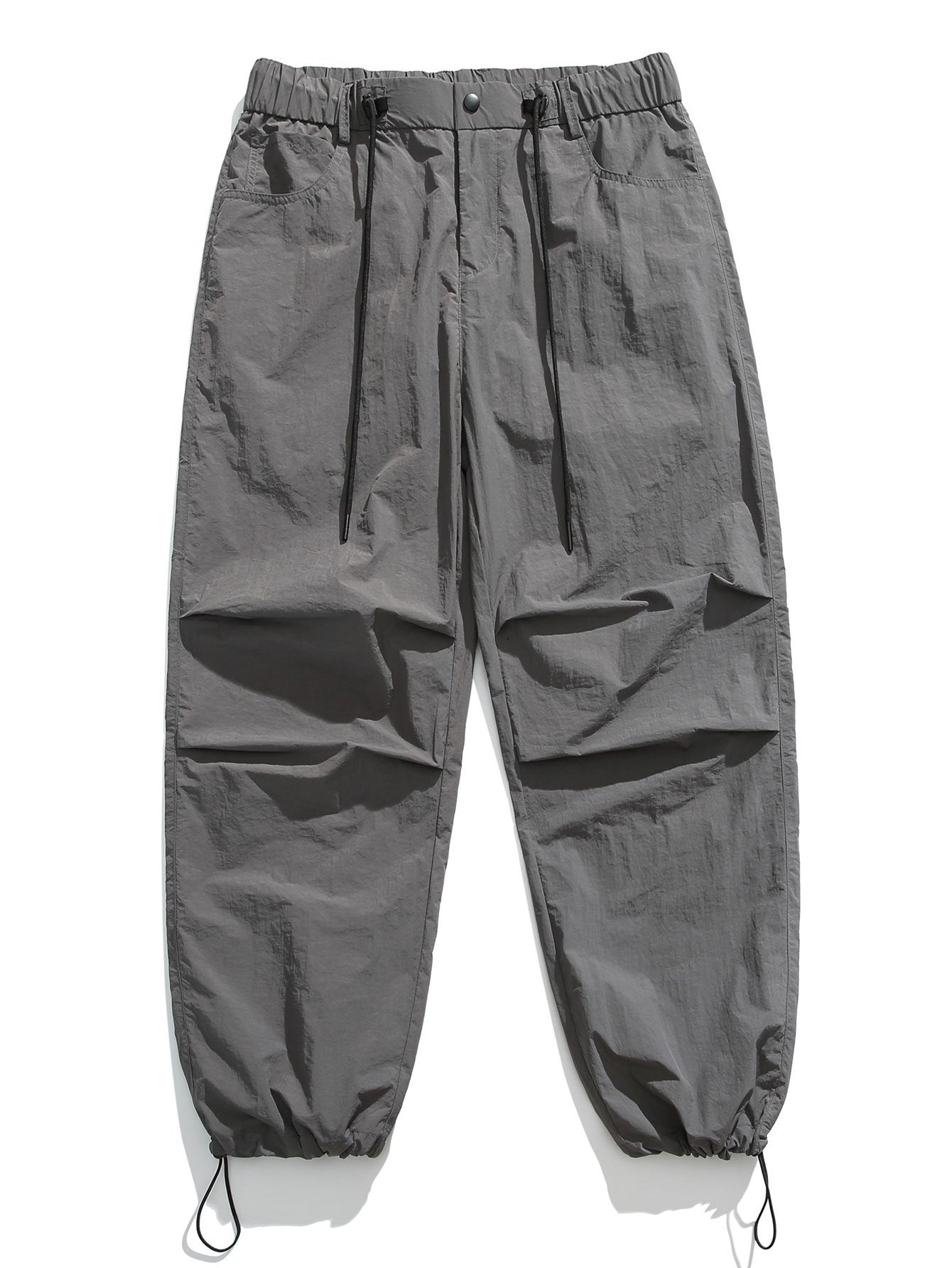 Elastic Waist Parachute Pants-Mitchell Shoes
