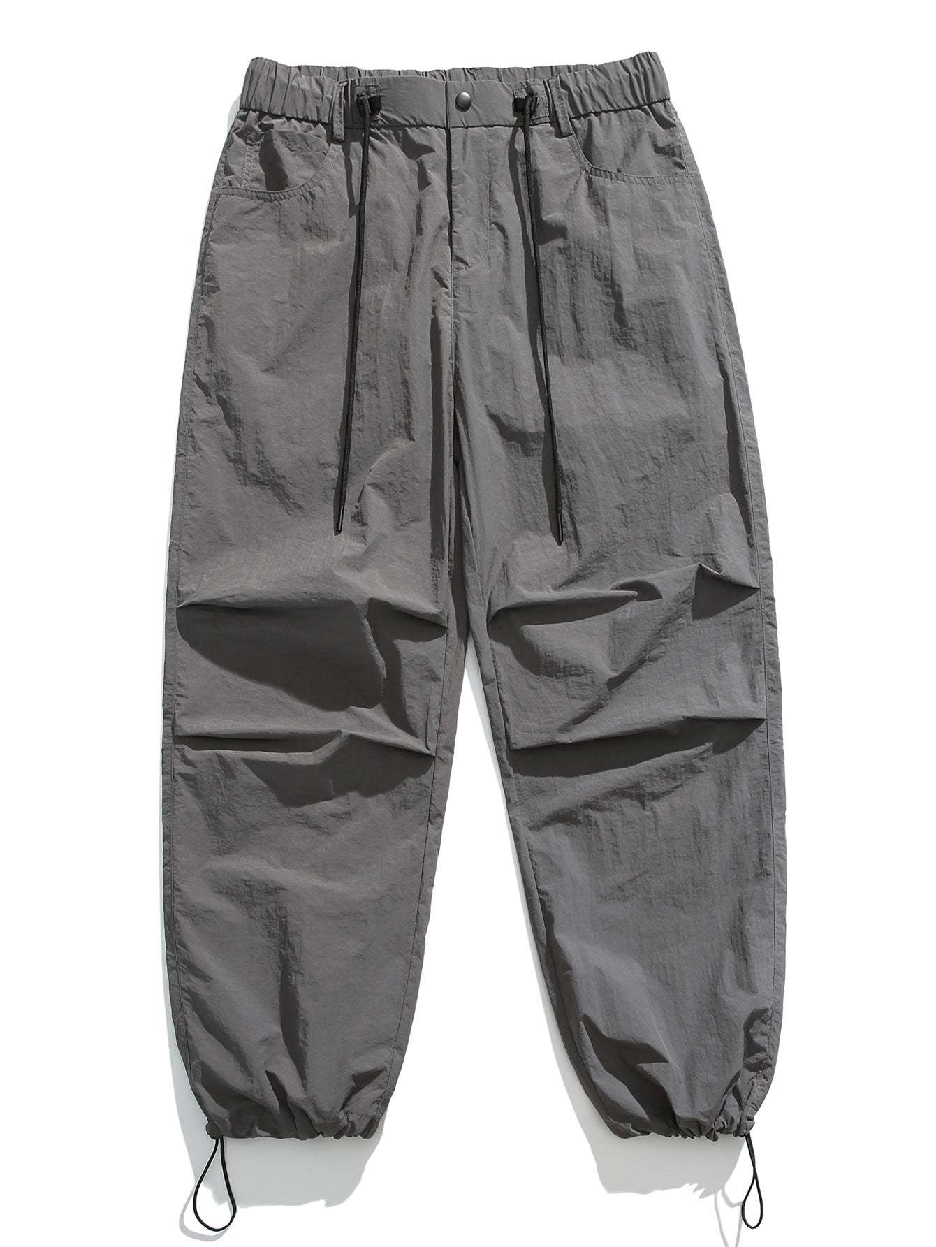 Elastic Waist Parachute Pants-Mitchell Shoes