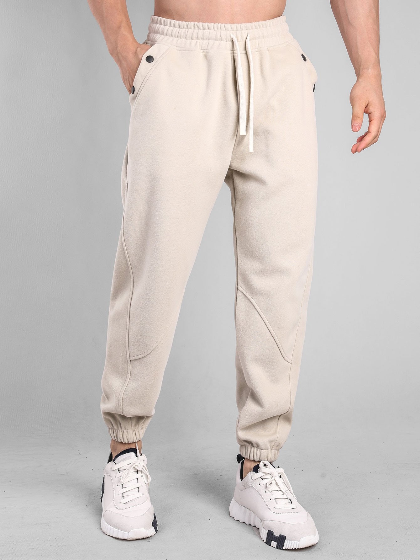 Button Pocket Jogger Pants-Mitchell Shoes
