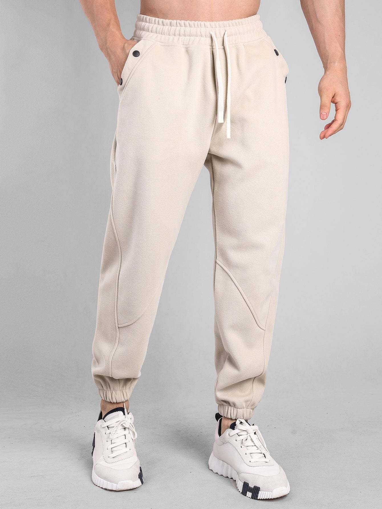 Button Pocket Jogger Pants-Mitchell Shoes