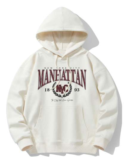 Manhattan Varsity Print Cotton Blend Hoodie & Jogger Pants-Mitchell Shoes