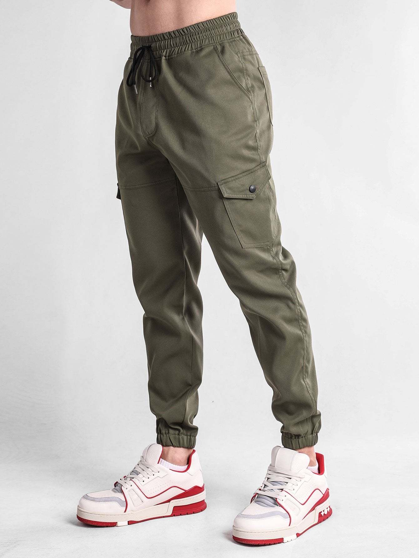 Chino Cargo Jogger Pants-Mitchell Shoes