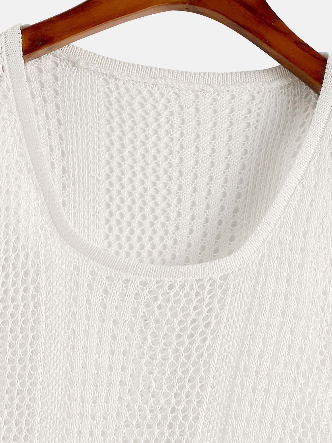 Textured Knit Sweater Tank Top-Mitchell Shoes