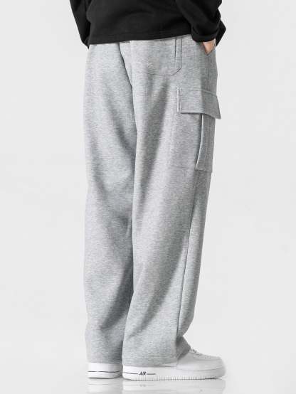 Relax Fit Straight Leg Jersey Cargo Pants-Mitchell Shoes