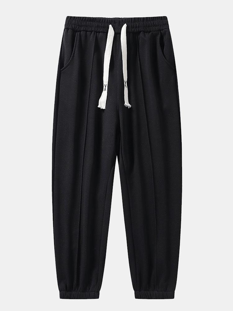 Jogger Pants With Pintuck-Mitchell Shoes
