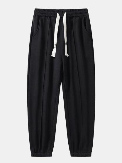 Jogger Pants With Pintuck-Mitchell Shoes
