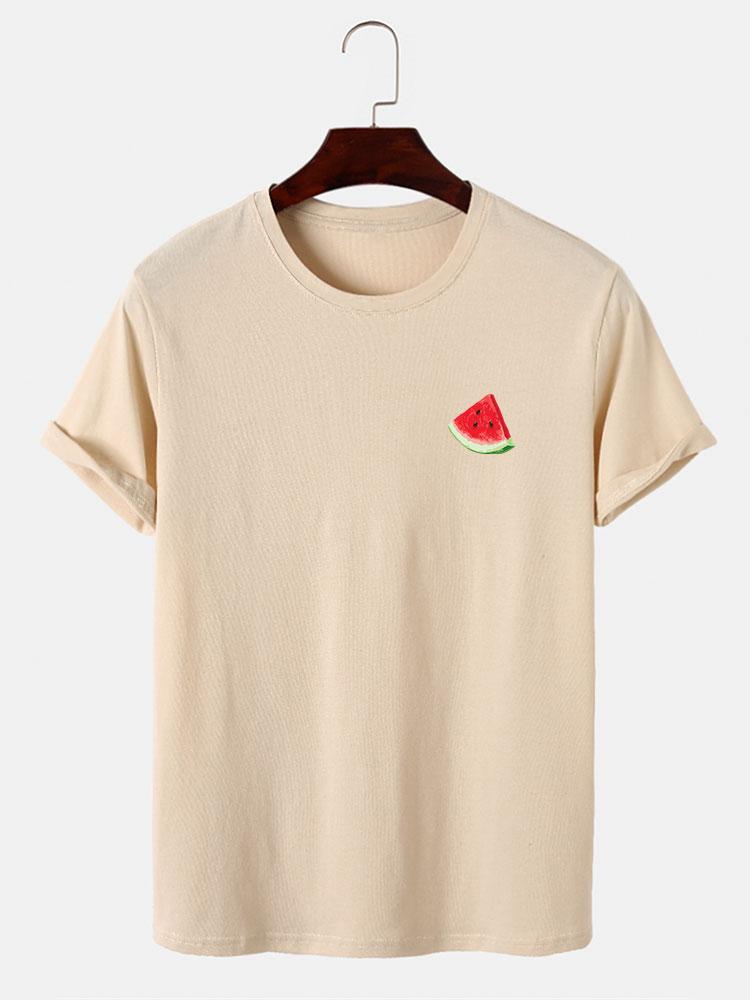 Watermelon Print T-Shirt-Mitchell Shoes