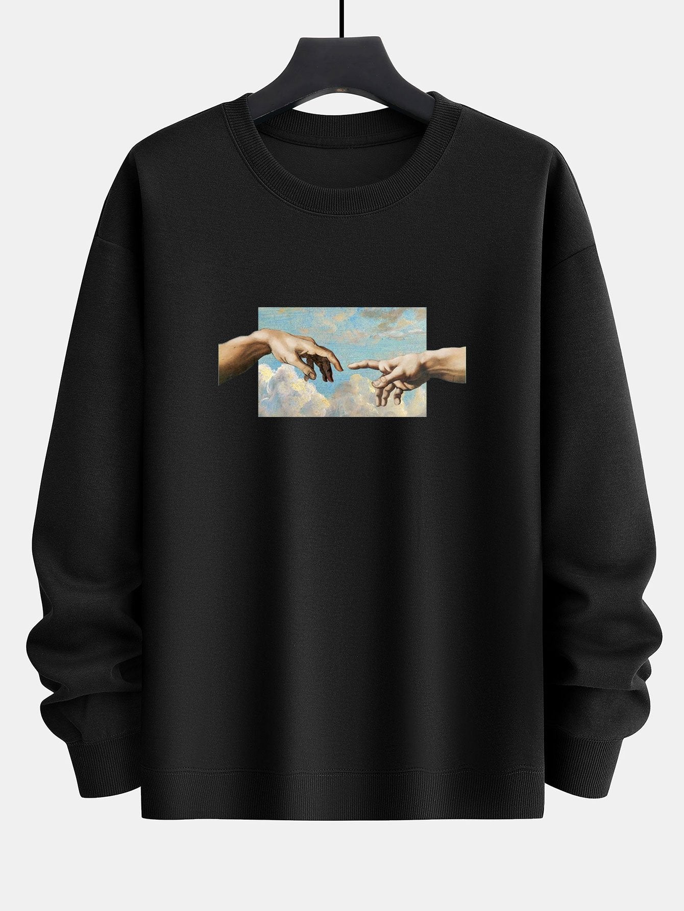 Create Adam Print Relax Fit Sweatshirt-Mitchell Shoes