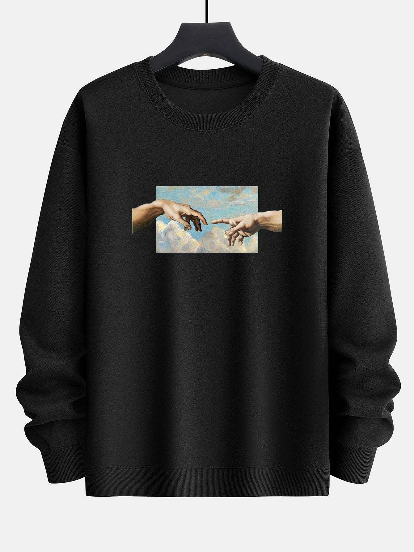 Create Adam Print Relax Fit Sweatshirt-Mitchell Shoes