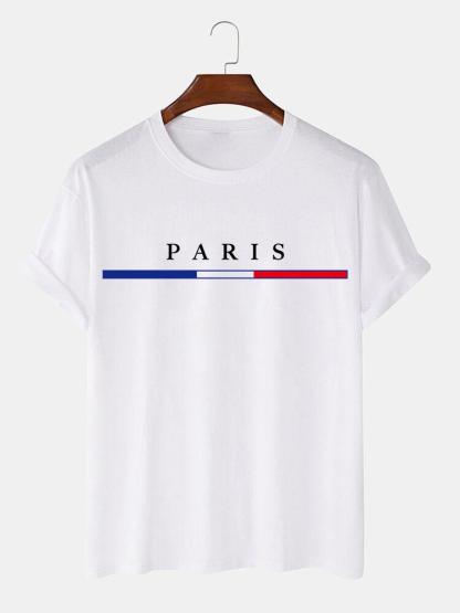Paris Print T-Shirt-Mitchell Shoes