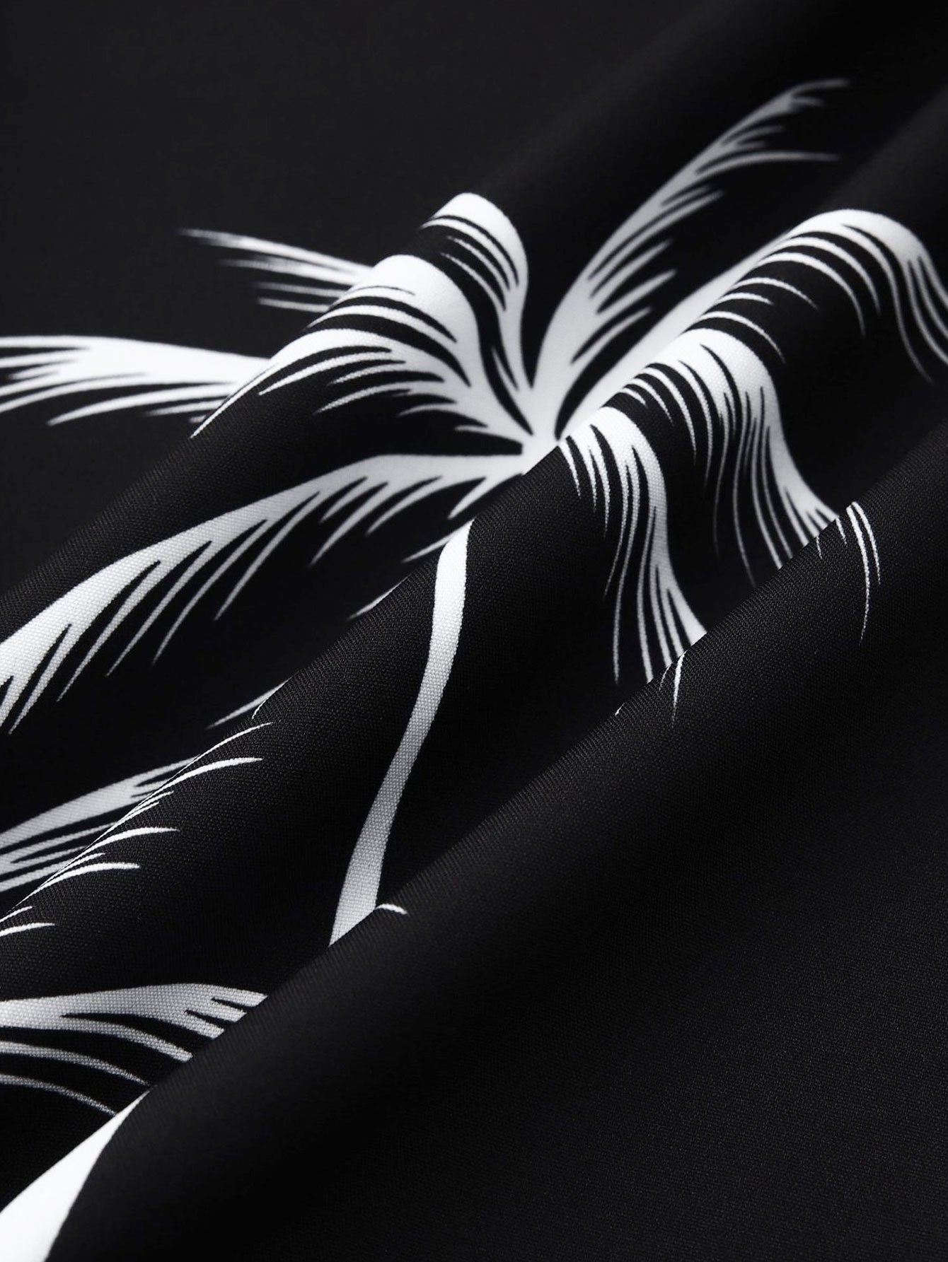 Tropical Leaf Print Button Up Shirt-Mitchell Shoes