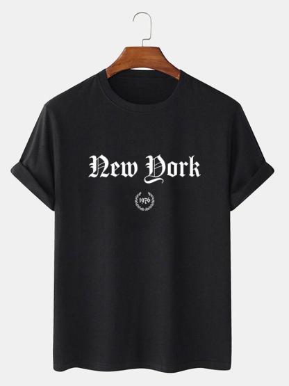 New York Print T-Shirt-Mitchell Shoes