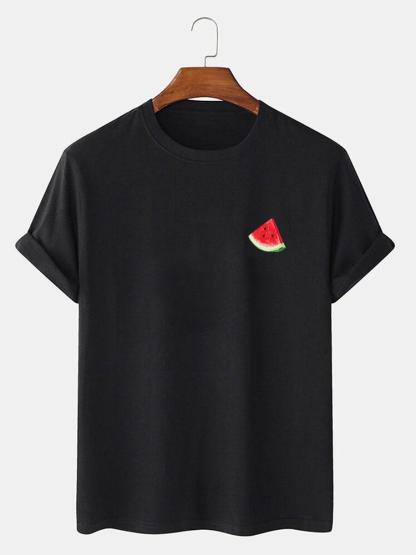 Watermelon Print T-Shirt-Mitchell Shoes