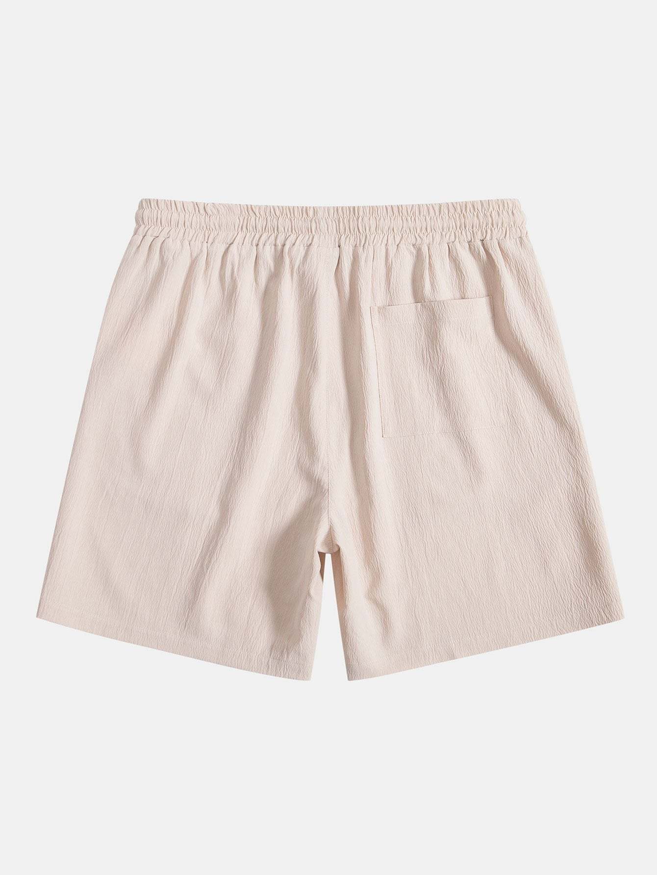 Wrinkled Drawstring Shorts-Mitchell Shoes