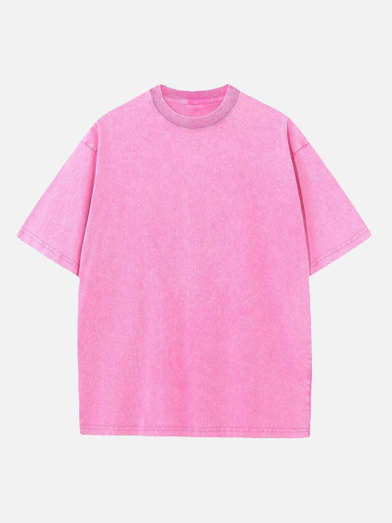 Washed Distressed Drop Shoulder T-Shirt-Mitchell Shoes