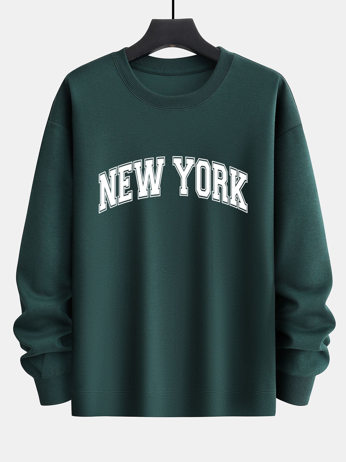 New York Print Relax Fit Sweatshirt-Mitchell Shoes