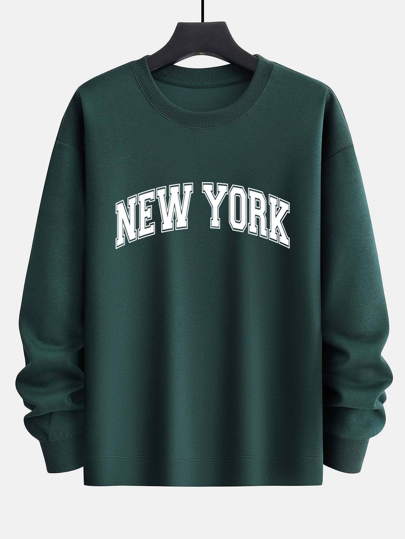 New York Print Relax Fit Sweatshirt-Mitchell Shoes