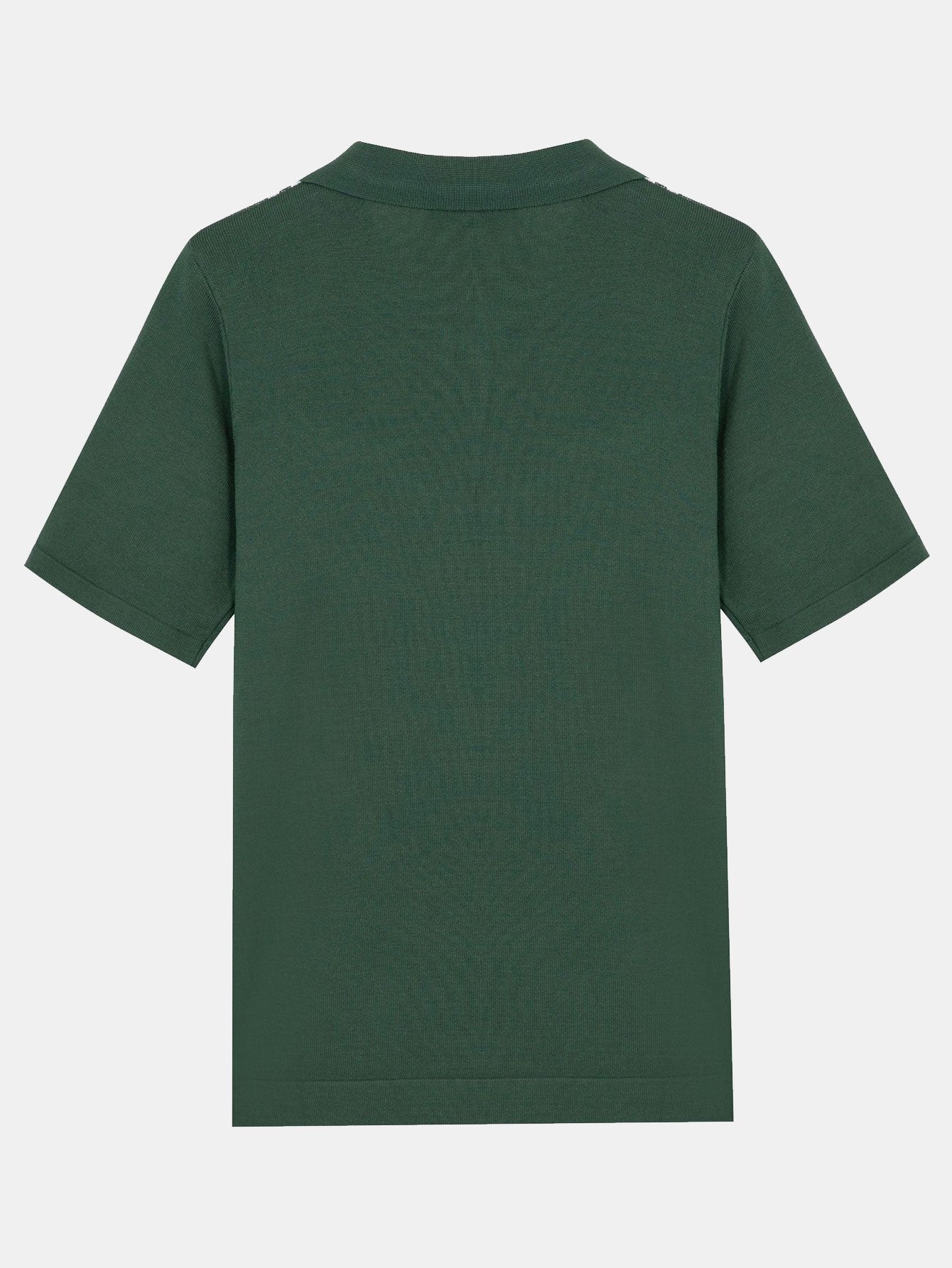 Striped Frame Short Sleeve Sweater Polo-Mitchell Shoes