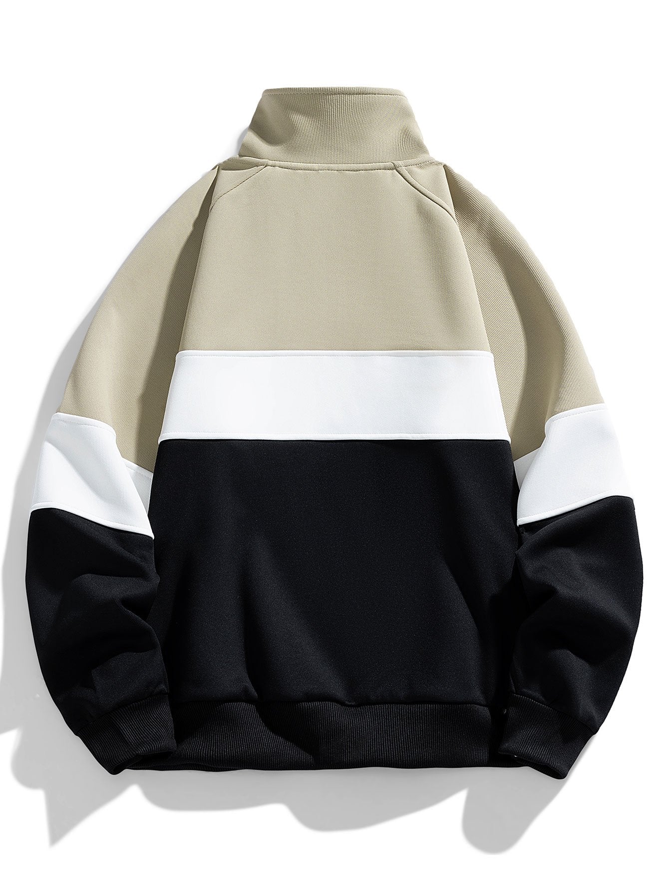 Color Block Quarter Zip Sweatshirt-Mitchell Shoes